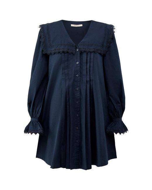 Barbour Blue Tisbury Mini Dress