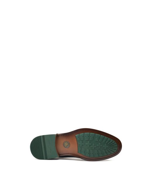 Simon Carter Brown Stegosaurus Derby Shoes for men