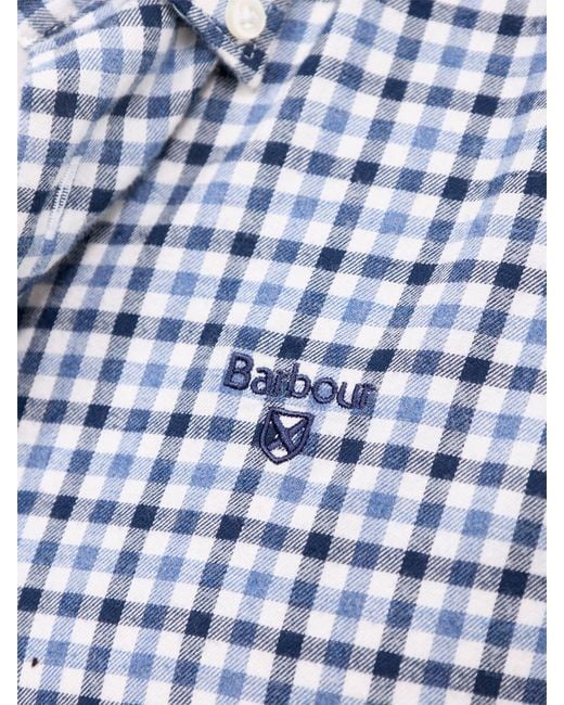 Barbour Blue Finkle Tailored Gingham Shirt Multi for men