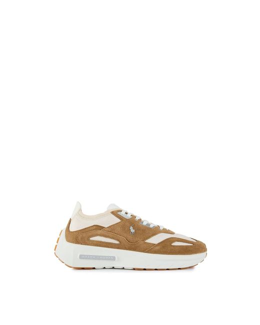 Polo Ralph Lauren Natural Boerum Lace Trainers for men