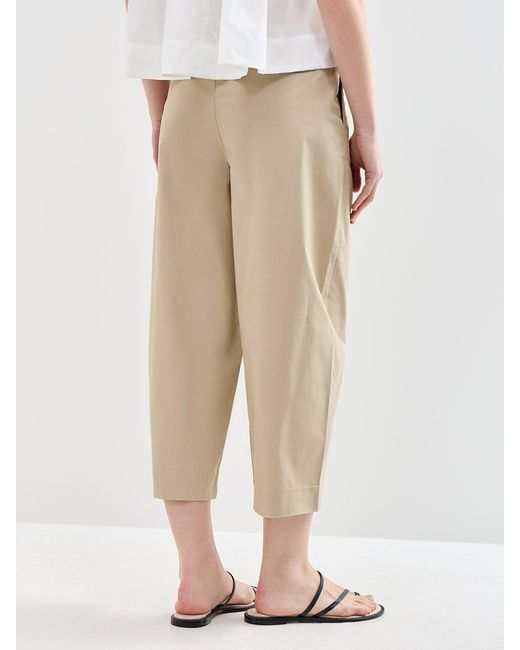SELECTED Natural Carmen High Waist Cropped Pant