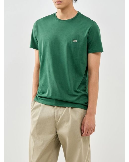 Lacoste Green Pima T-Shirt for men