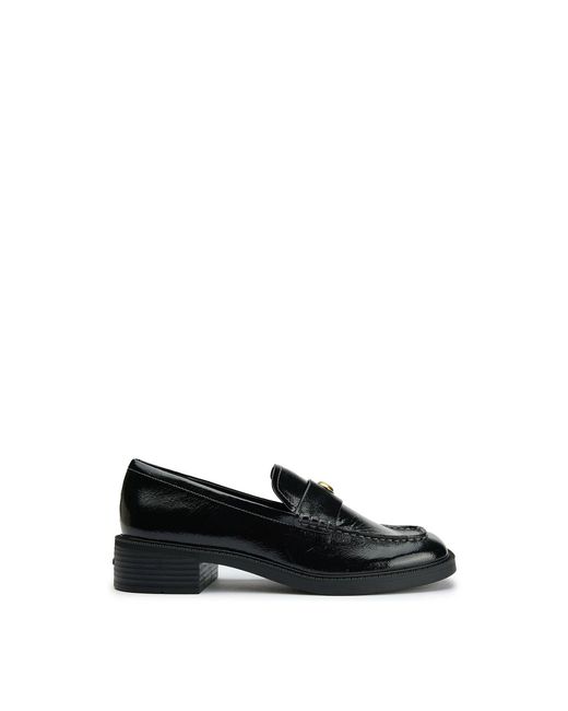 COACH Black Penny Loafer Leather-Inspired Shoes for men