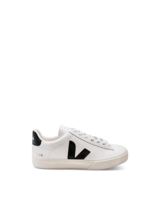 Veja White Men's Campo Leather Trainers for men
