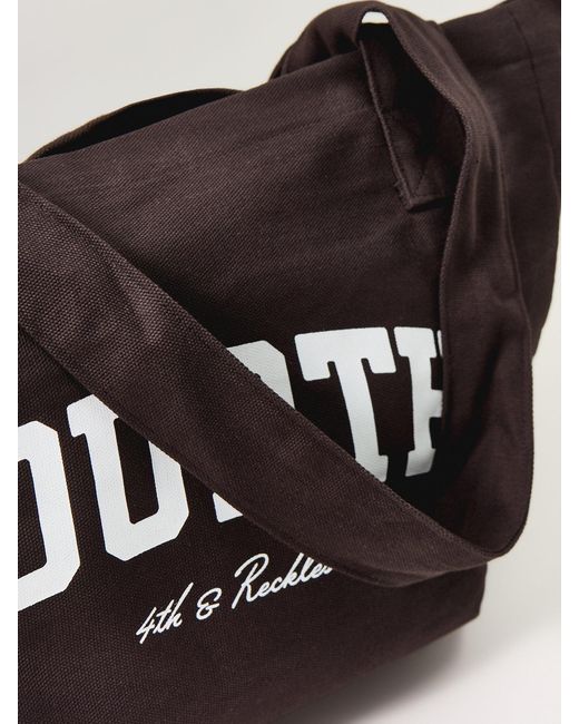 4th & Reckless Black Rosie Structured Tote Bag