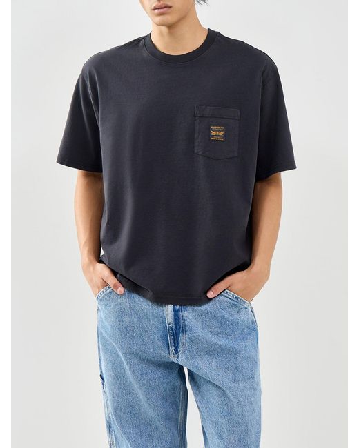 Levi's Blue Pocket T-Shirt for men