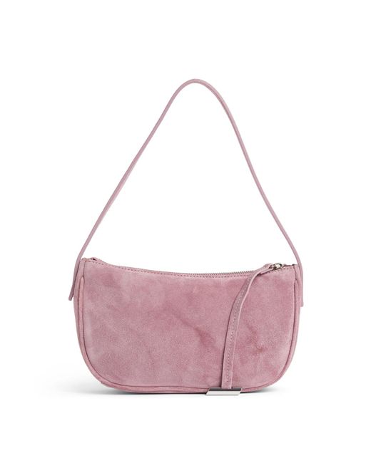 Little Liffner Pink Women's Moon Mini Bag Suede