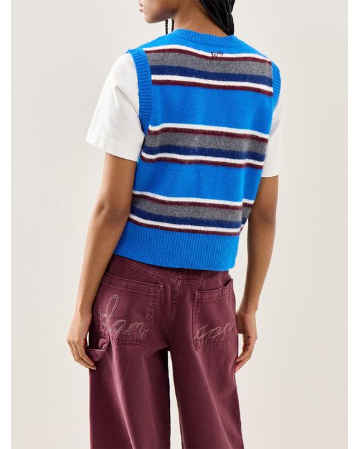 Damson Madder Blue Sofie Vest