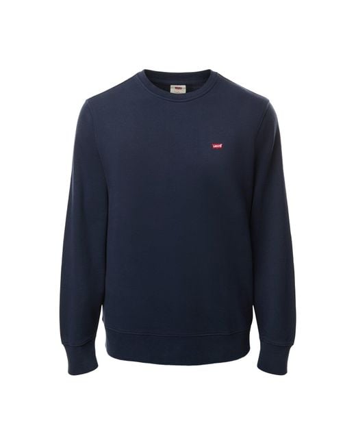 Levi's Blue Men's The Original Housemark Crewneck Sweatshirt for men