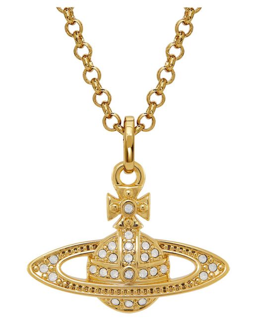 Vivienne Westwood Metallic Women's Mini Bas Relief Necklace