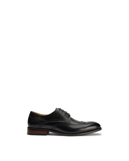 Sole Ldn White Hoggle Brogue Shoes for men