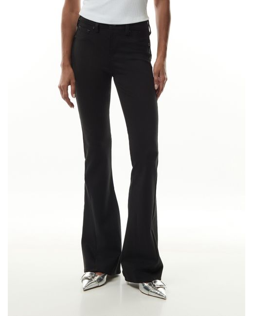 True Religion Black Joey Flare Ponte Leggings
