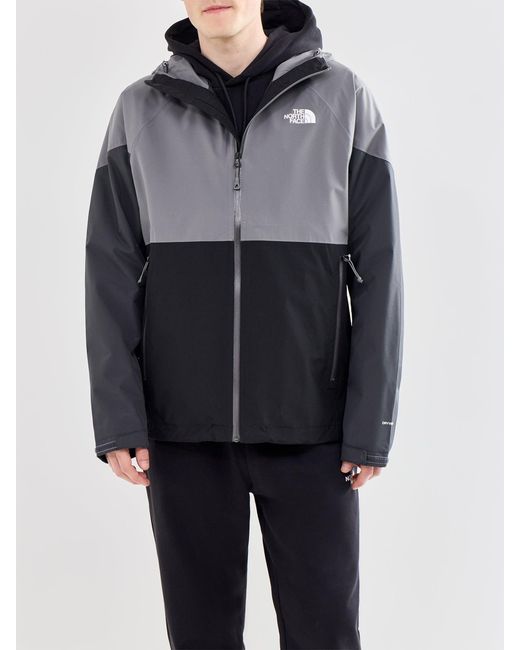 The North Face Gray Zip-In Rain Jacket Multi for men