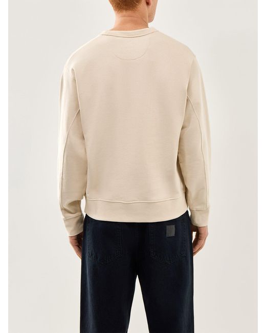 SELECTED Natural Crew Neck Sweatshirt for men