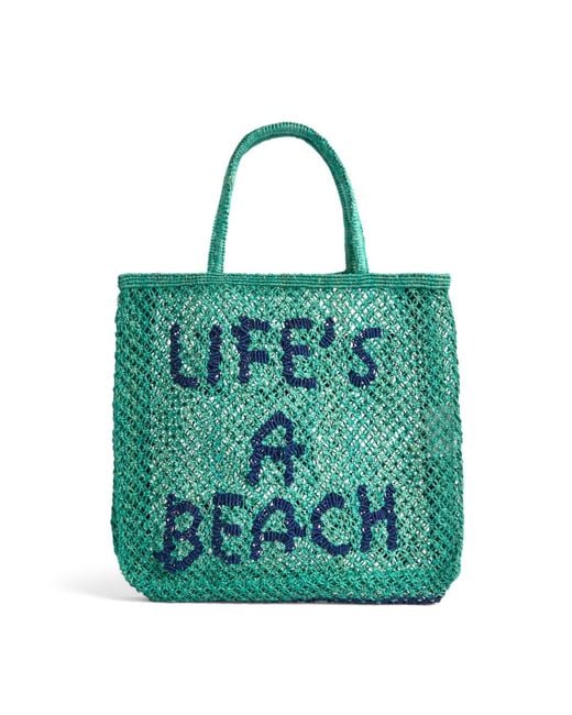 The Jacksons Blue Women's Lifes A Beach Large Beach Bag