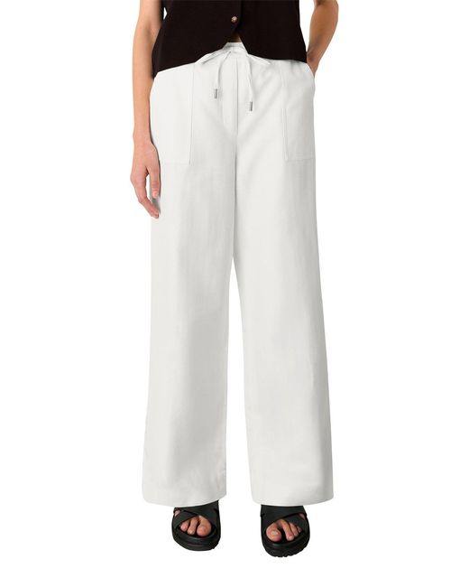 Whistles White Leona Blend Trouser