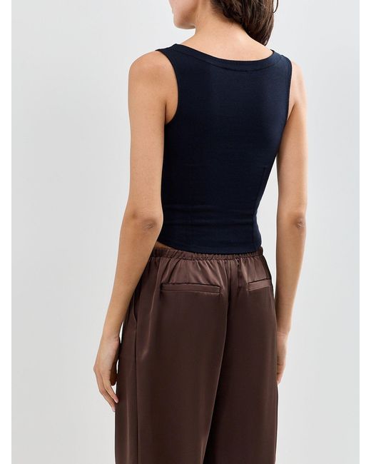 Free People Blue Iconic Tank