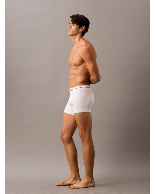 Calvin Klein Gray 3 Pack Icon Stretch Trunks Multi for men