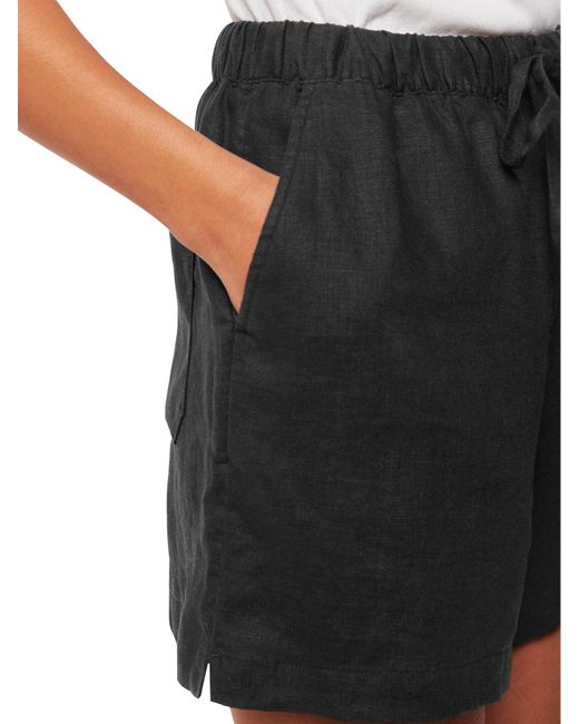 Whistles Black Elasticated Short