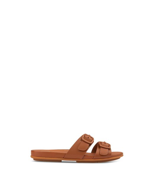 Fitflop Brown Women's Gracie Two-bar Buckle Sandals