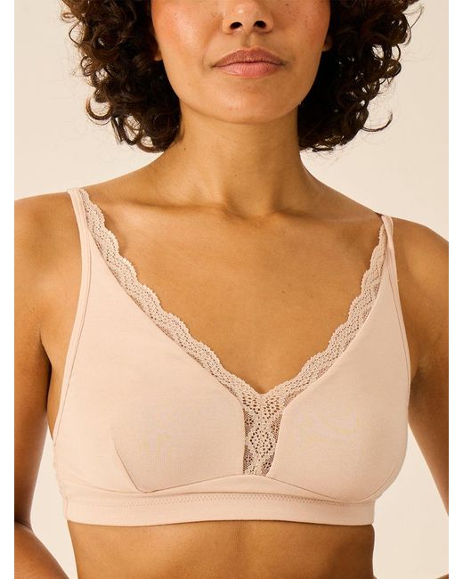 Stripe & Stare Pink Sculpt Padded Bra Nude