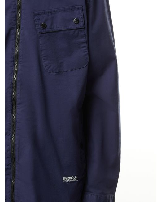 Barbour Blue Hayden Overshirt for men