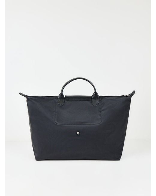 Longchamp Black Le Pliage One Large Travel Bag