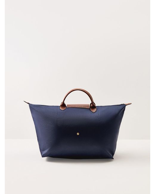 Longchamp Blue Le Pliage Original Large Travel Bag