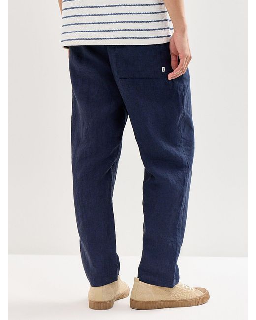 Wax London Blue Kurt Trousers for men