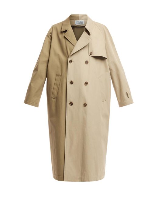 MM6 by Maison Martin Margiela Natural Women's Trench Coat
