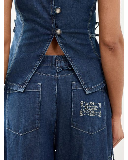 Damson Madder Blue Augusta Straight Leg Jeans