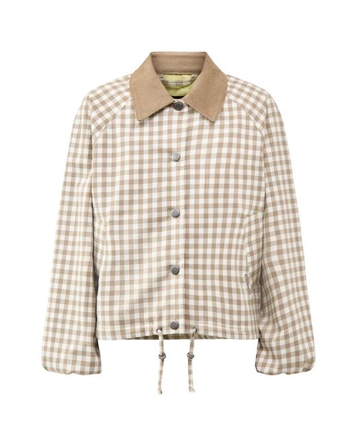 Barbour White Ovingham Casual Jacket Sand Multi