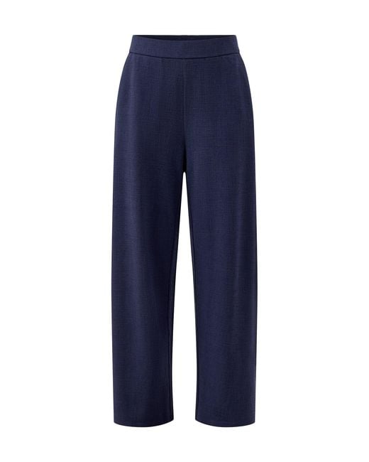 Eileen Fisher Blue Straight Ankle Pants