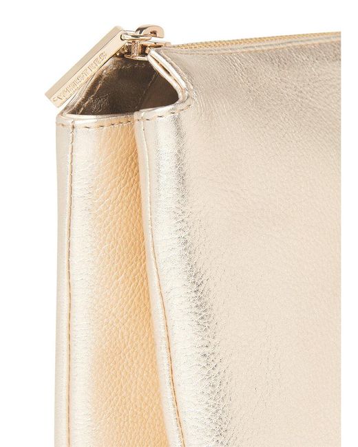 Whistles Natural Women's Elita Double Pouch Clutch