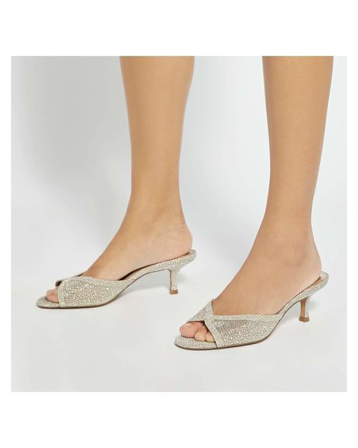 Dune White Milo Sandals