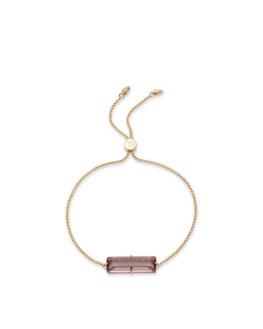 Ralph Lauren White Baguette Slider Bracelet