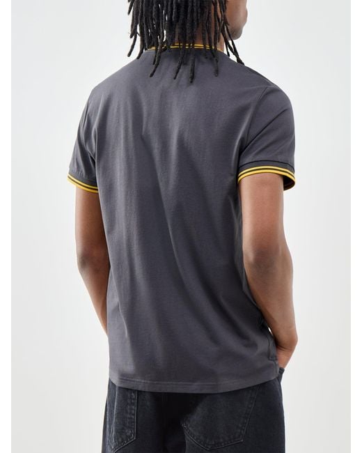 Fred Perry Black Twin Tipped T-Shirt for men