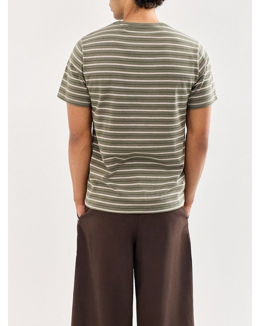 Levi's Gray Original Stripe T-Shirt for men
