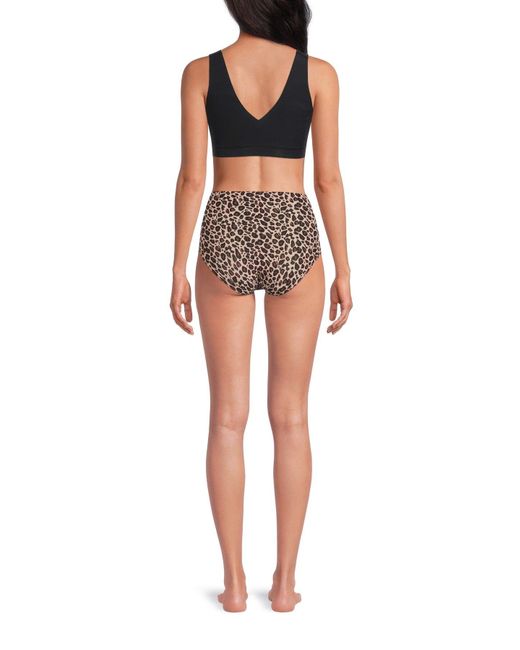 Chantelle White Soft Stretch High Waisted Brief