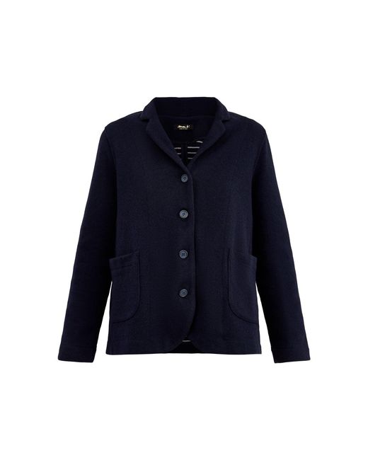 Mama B. Blue Knitted Blazer