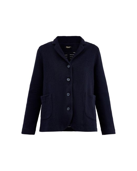 Mama B. Blue Knitted Blazer