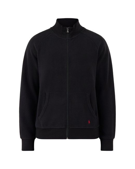 Polo Ralph Lauren Black Blend Full-Zip Lounge Sweatshirt for men
