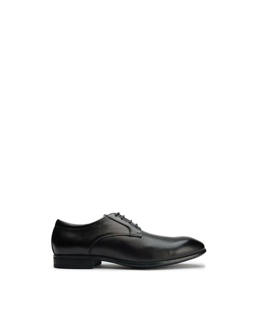 Sole Ldn White Wide Fit Derby Shoes for men