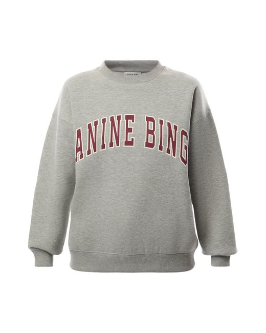 Anine Bing Gray Spencer Sweatshirt