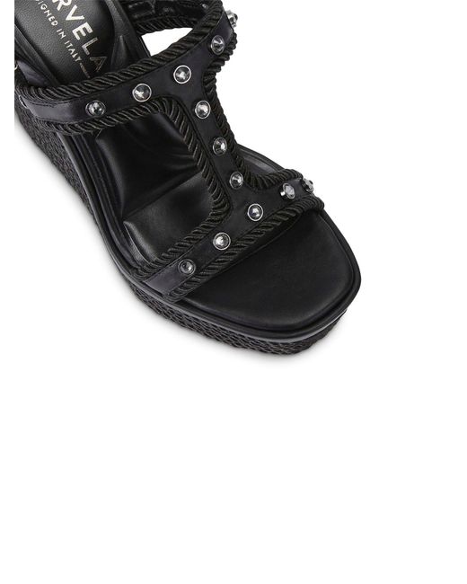 Carvela Kurt Geiger Black Sorella Wedge