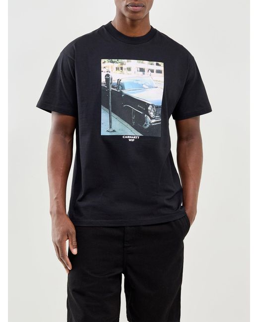 Carhartt Black Warm Views Graphic T-Shirt for men