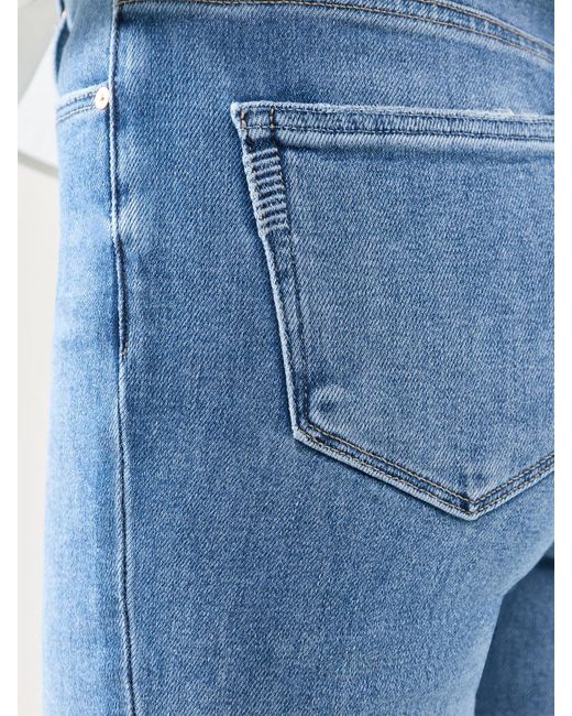 paige cigarette jeans PAIGE Gemma High Rise Cigarette Jeans in Blue