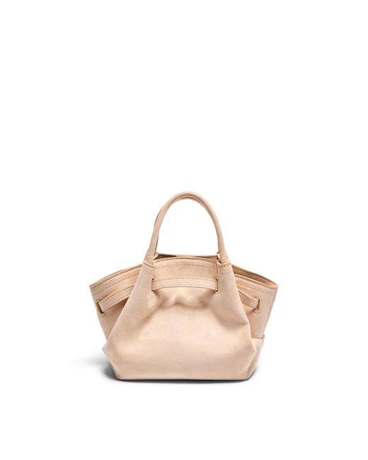 JW PEI Natural Hana Mini Faux Suede Tote Bag
