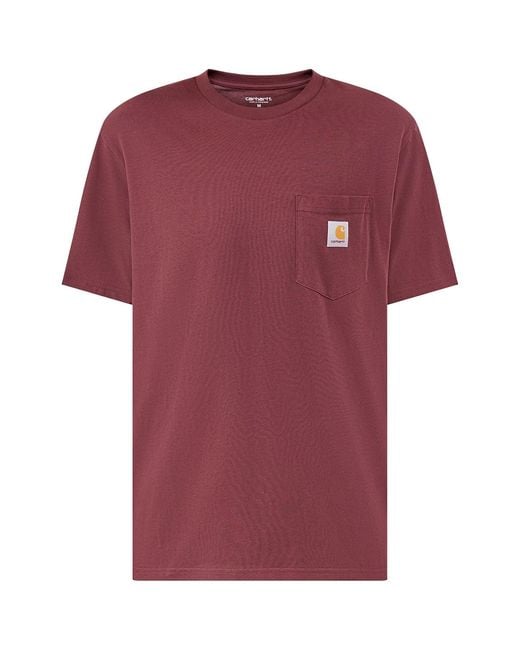 Carhartt Red Pocket T-Shirt for men