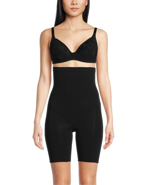 Spanx Black Women's Everyday Shaping High Waisted Short
